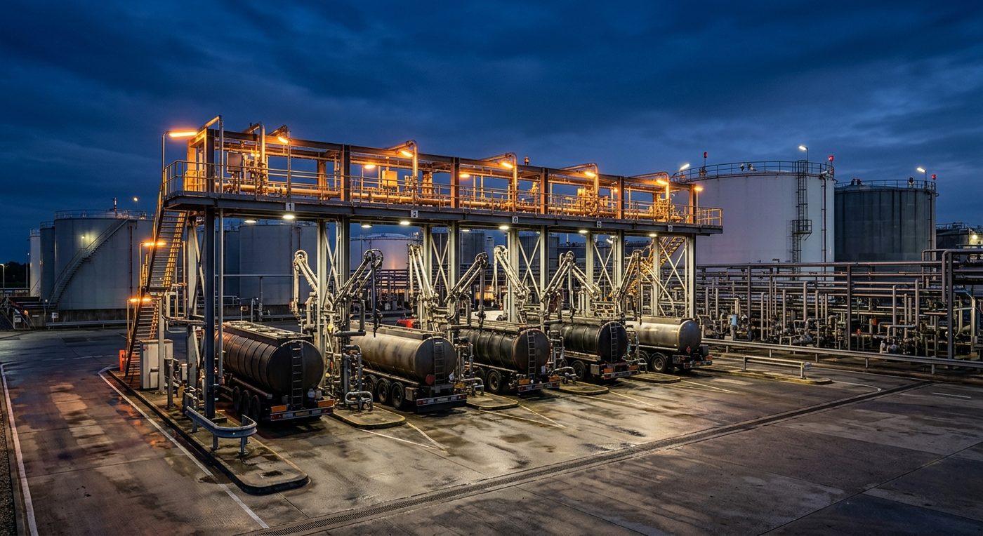 Отгрузка светлых нефтепродуктов